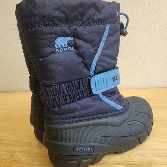Sorel Snow Boots Kids Size 12 Waterproof Winter Insulated NC1885-464 Shoes - Picture 2 of 11